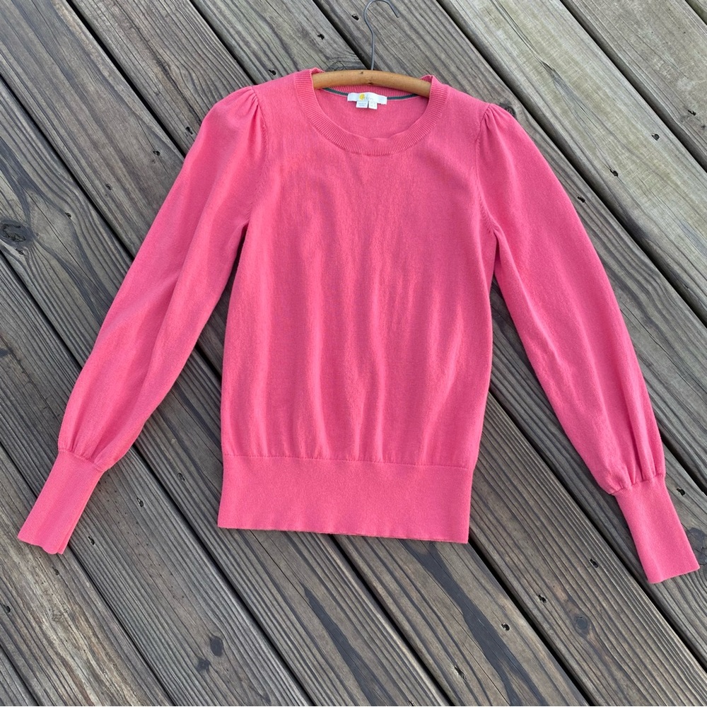 Boden Antonia Puff Sleeve Sweater